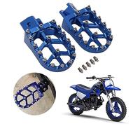 AnXin Motorcycle Foot Pegs Footpeg Pedals FootRest for PW50 1981-2023 PW80 1983-2006 Pit Dirt Bike Blue