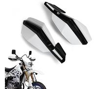 AnXin Motorcycle Handguard Dirt Bike Hand Guards 7/8" 22mm 11/8" 28mm Fit Pit Dirt Bike Motocross Enduro Supermoto Racing ATV Quad CRF YZF KXF RMZ KLX DRZ (White)