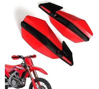 AnXin Motorcycle Handguard Dirt Bike Hand Guards 7/8" 22mm 11/8" 28mm Universal For CRF250 CRF450 CR250 CR125 CRF230 CRF230 XR250 CR50 Dirt Bike (Red)