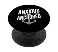Anxious But Anchored Christian Inspirational Hope PopSockets Adhesive PopGrip