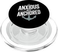 Anxious But Anchored Christian Inspirational Hope PopSockets PopGrip for MagSafe