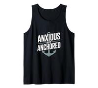 Anxious But Anchored Christian Inspirational Hope Tank Top