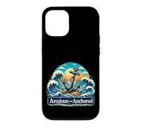 Anxious But Anchored Nautical Anchor Ocean Mental Health Case for iPhone 12/12 Pro