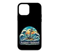 Anxious But Anchored Nautical Anchor Ocean Mental Health Case for iPhone 12 mini