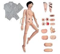 ANXYYDS Nursing Manikin, High Simulation Life-size, Various Nursing Types, Male/Female PVC Nursing Training Mannequin w/IV Practice Kit, for Professional Nursing Skills Training Practicing woman