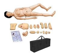 ANXYYDS Nursing Manikin PVC Nursing Training Mannequins with Simulation Visceral and Replaceable Wound Modules and Storage Bag for Students Education Teaching Medical Training Skills woman