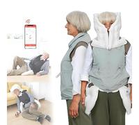 ANXYYDS Smart Anti-Fall Clothing for The Elderly Anti-Fall Airba.g Vest with App, for Seniors 0.08s Pop Up Protection for Elderly, Bluetooth Positioning, Light Weight Protective Jacket WomenBlue-3XL