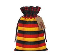 any Flag Print Christmas Wrapping Bags Gift Bags With Drawstring, Xmas Party Presents And Favors