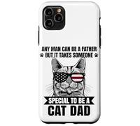 Any Man Can Be A Father But It Takes Someone Special Cat Dad Case for iPhone 11 Pro Max
