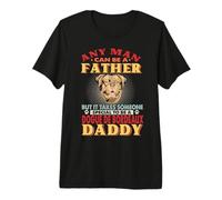 Any Man Can Be A Father Dogue de Bordeaux Daddy Dog Lover Premium T-Shirt