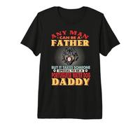Any Man Can Be A Father Portuguese Water Dog Daddy Dog Lover Premium T-Shirt