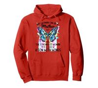 Any Woman Can Be A Mother But Strongest Woman Son Wings Mom Pullover Hoodie