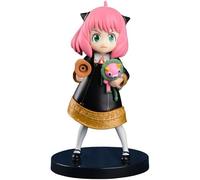 Anya Forger Action Figure PVC Statue Pistol Anya with Replacement Face Cosplay PVC Anime Figures Model Toy Gift 6.3"
