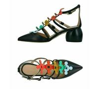 Anya Hindmarch Cage Sandal Pointy Apex Pump Sandals Mules Flats Shoes 37