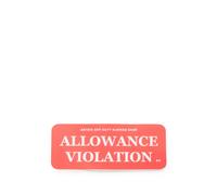 Anya Hindmarch graphic-print sticker - Red OS