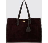 ANYA HINDMARCH Large Mortimer Suede Tote Bag with Woven Details