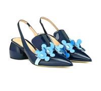 Anya Hindmarch Sling Back Apex Pump Sandals Mules Flats Shoes Slippers 36