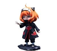 Anya Standing Ninja Anya Forger Anime Figure 15CM Handmade PVC Cosplay Video Game Decoration Craft Gift (Orange)