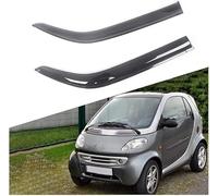 ANYANH 4 wind deflectors for Smart Fortwo 1998-2014, front and rear windows side windows deflectors rain guards window shatterproof sun visor