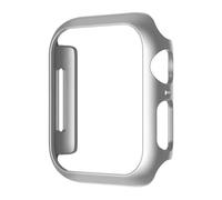 Anybase Hard PC Case for Apple Watch 45mm Series 8/9/SE 2 Ultra Thin Bumper Full Body Protection Light Silver