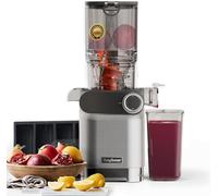 Anybear Cold Press Juicer, 200W Masticating Slow Juicer 4.3" Large Feed Chute Fit Whole Fruits Vegetables | Upgraded Auger | Tritan Materials | BPA Free | Easy to Clean (Silver)