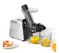 Anybear - Cold press juicer, slow juicer chewer with machines 3.5 inch wide feed duct juicer machines, vegetables and fruits with quiet motor, function