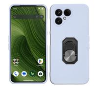 Anybird 2in1 Phone Soft TPU Silicone Protective Case For Fairphone 6 5G 6.31 inch Gel Cover Skin Etui Bumper Shell Ring Holder Anti-Scratch Blue