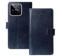 Anybird Premium Retro Flip Leather Protector Case For Condor NOVA 80 6.67" Magnetic Card Slot Protective Bumper Folio Pouch (Dark Blue)