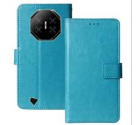 Anybird Premium Retro Flip Leather Protector Case For DOOGEE Fire 3 Pro/Fire 3 Ultra 5.5" Magnetic Card Slot Protective Bumper Folio Pouch (Blue)