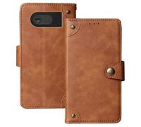 Anybird Premium Retro Flip Leather Protector Case For Emporia Simplicity Glam 4G 2.8" Magnetic Card Slot Protective Bumper (Brown)