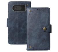 Anybird Premium Retro Flip Leather Protector Case For Emporia Simplicity Glam 4G 2.8" Magnetic Card Slot Protective Bumper (Blue)