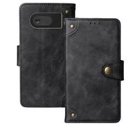 Anybird Premium Retro Flip Leather Protector Case For Emporia Simplicity Glam 4G 2.8" Magnetic Card Slot Protective Bumper (Black)