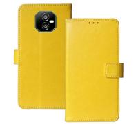 Anybird Premium Retro Flip Leather Protector Case For Hammer H Ranger 6" Magnetic Card Slot Protective Bumper Folio Pouch (Yellow)