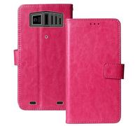 Anybird Premium Retro Flip Leather Protector Case For Hammer H Rock LTE 2.4" Magnetic Card Slot Protective Bumper Folio Pouch (Rose)