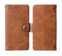 Anybird Premium Retro Flip Leather Protector Case For Innioasis MP3 MP4 Player G1 / G3 / G5 4 Inch Magnetic Card Slot Protective Bumper (Brown)