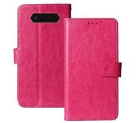 Anybird Premium Retro Flip Leather Protector Case For JCB Tradesman 2F 4G 2.4" Magnetic Card Slot Protective Bumper Folio Pouch (Rose)