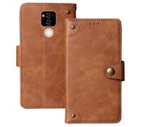 Anybird Premium Retro Flip Leather Protector Case For Kodak Seren D61L 6" Magnetic Card Slot Protective Bumper (Brown)