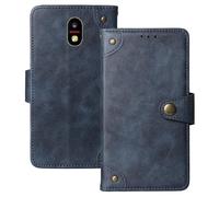 Anybird Premium Retro Flip Leather Protector Case For Kodak Seren KD50 5" Magnetic Card Slot Protective Bumper (Blue)