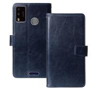 Anybird Premium Retro Flip Leather Protector Case For Kodak Smartway L1 Pro 5.7" Magnetic Card Slot Protective Bumper Folio Pouch (Dark Blue)