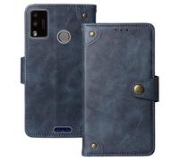 Anybird Premium Retro Flip Leather Protector Case For Kodak Smartway L1 Pro 5.7" Magnetic Card Slot Protective Bumper (Blue)