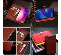 Anybird Premium Retro Flip Leather Protector Case For MaxCom MS601 6" Magnetic Card Slot Protective Bumper Folio Pouch (Brown)