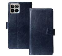 Anybird Premium Retro Flip Leather Protector Case For SPC Zeus 2 Elite 6.7" Magnetic Card Slot Protective Bumper Folio Pouch (Dark Blue)