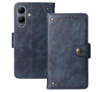 Anybird Premium Retro Flip Leather Protector Case For Symphony Max 30 6.56" Magnetic Card Slot Protective Bumper (Blue)