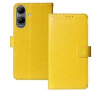 Anybird Premium Retro Flip Leather Protector Case For Symphony Max 30 6.56" Magnetic Card Slot Protective Bumper Folio Pouch (Yellow)