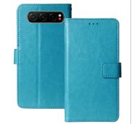 Anybird Premium Retro Flip Leather Protector Case For ZTE Nubia Air 6.78" Magnetic Card Slot Protective Bumper Folio Pouch (Blue)