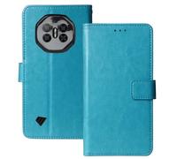 Anybird Premium Retro Flip Leather Protector TPU Silicone Case For DOOGEE Fire 3 Max 4G 5.5" Magnetic Card Slot Protective Bumper Folio Pouch (Blue)