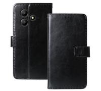 Anybird Premium Retro Flip Leather Protector TPU Silicone Case For Oscal Marine 2 Magnetic Card Slot Protective Bumper Folio Pouch (Black)