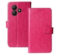 Anybird Premium Retro Flip Leather Protector TPU Silicone Case For Oscal Marine 2 Magnetic Card Slot Protective Bumper Folio Pouch (Rose)