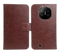 Anybird PU Flip Folio Leather Case For DOOGEE Fire 3 Pro/Fire 3 Ultra 5.5" Business Phone Protection Protector Protective Cover Skin Pouch Etui (Brown)