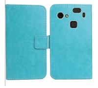 Anybird PU Flip Folio Leather Case For HAMMER Blade 3 4G 6.2" Business Phone Protection Protector Protective Cover Skin Pouch Etui (Blue)